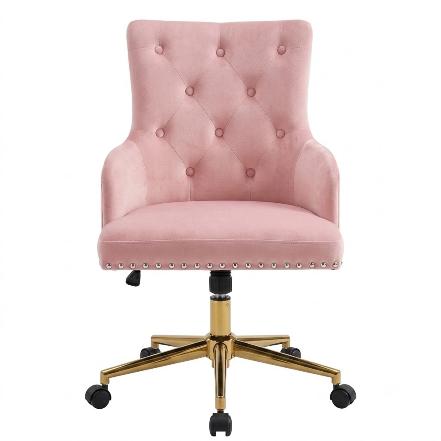 Adjustable Velvet Swivel Chair Office - image-7