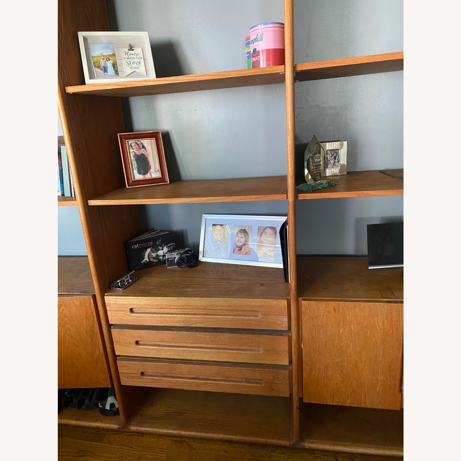 Vintage/Antique Finds Natural Wood Unit - image-3