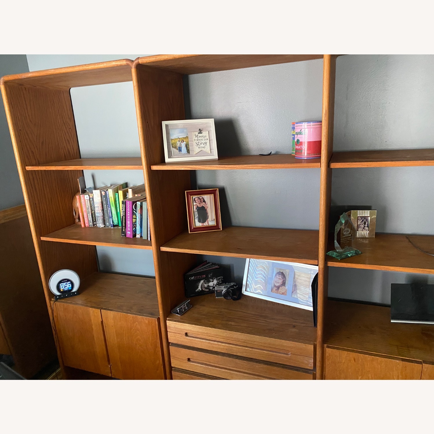 Vintage/Antique Finds Natural Wood Unit - image-9