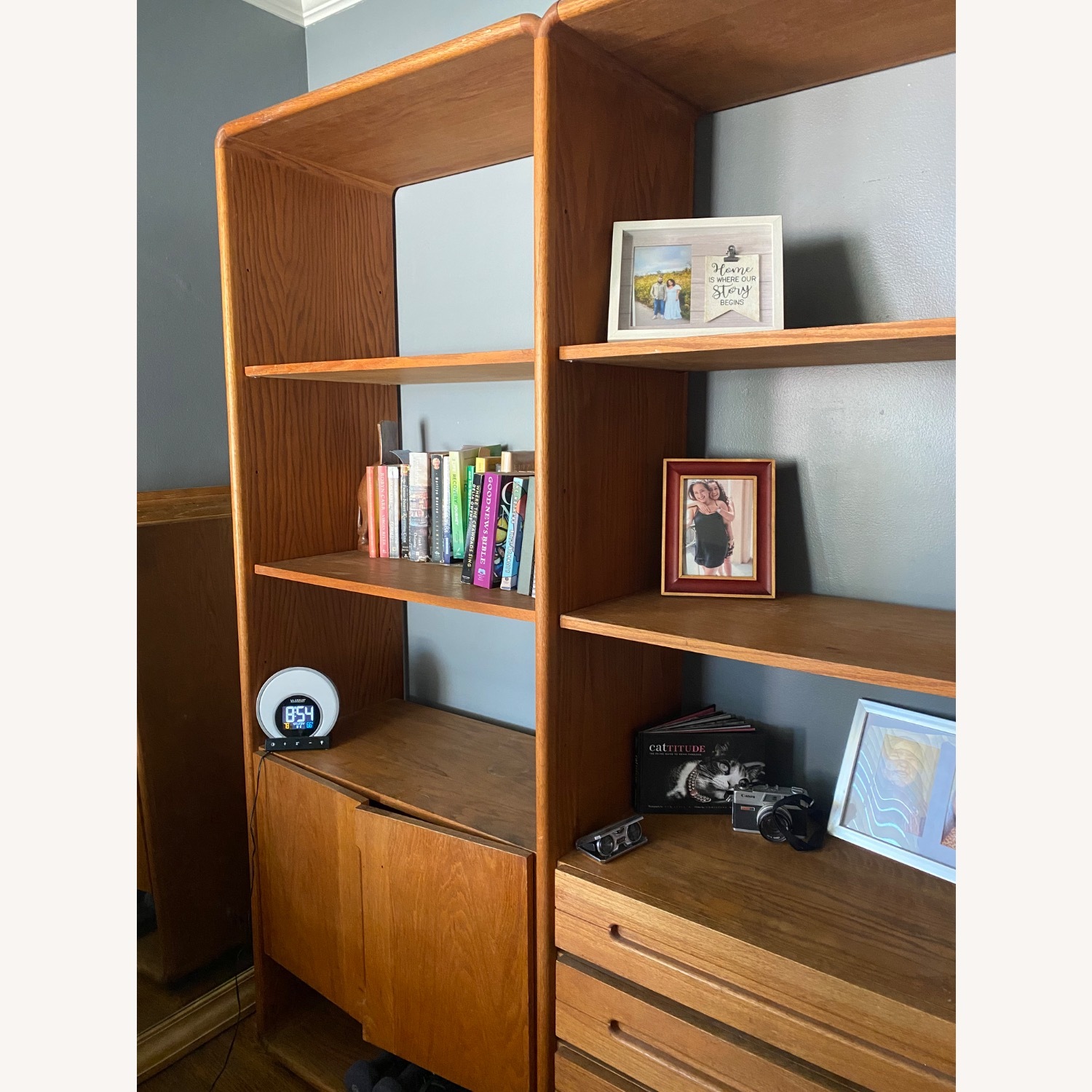 Vintage/Antique Finds Natural Wood Unit - image-7