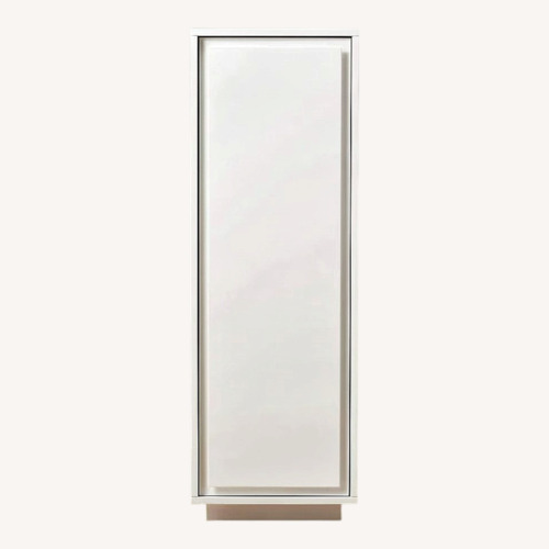 Used CB2 Gallery White Bath Cabinet for sale on AptDeco