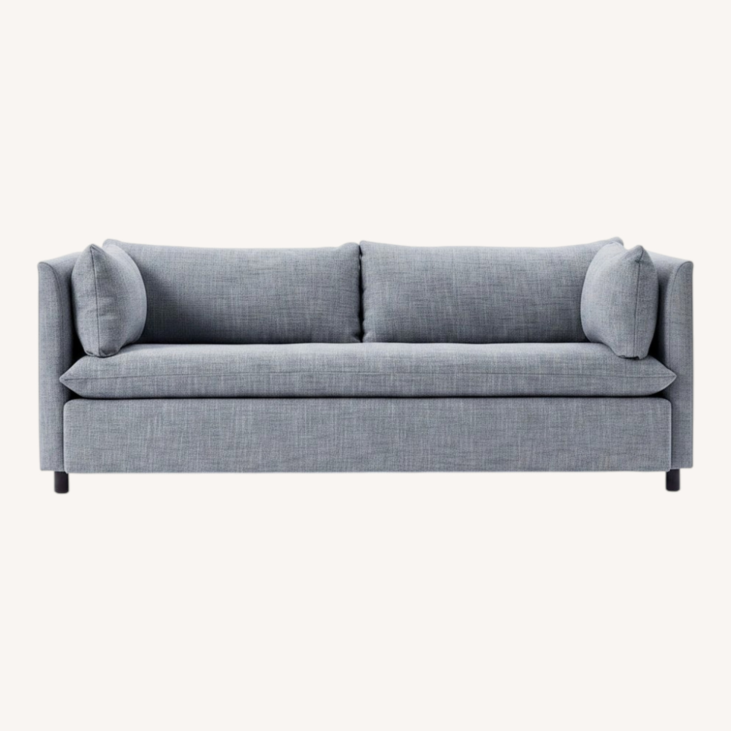 West Elm Shelter Light Gray Fabric Sleeper Sofa - image-0