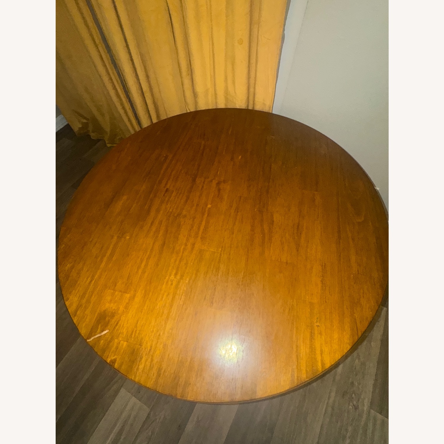 Round Solid Wood Oak Dining Table - image-8