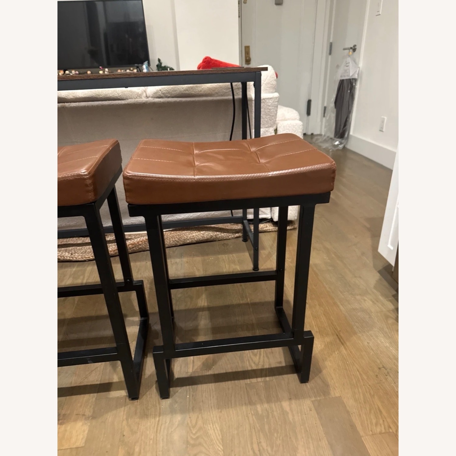 1 Brown 24" Counter Height Bar Stool - image-2