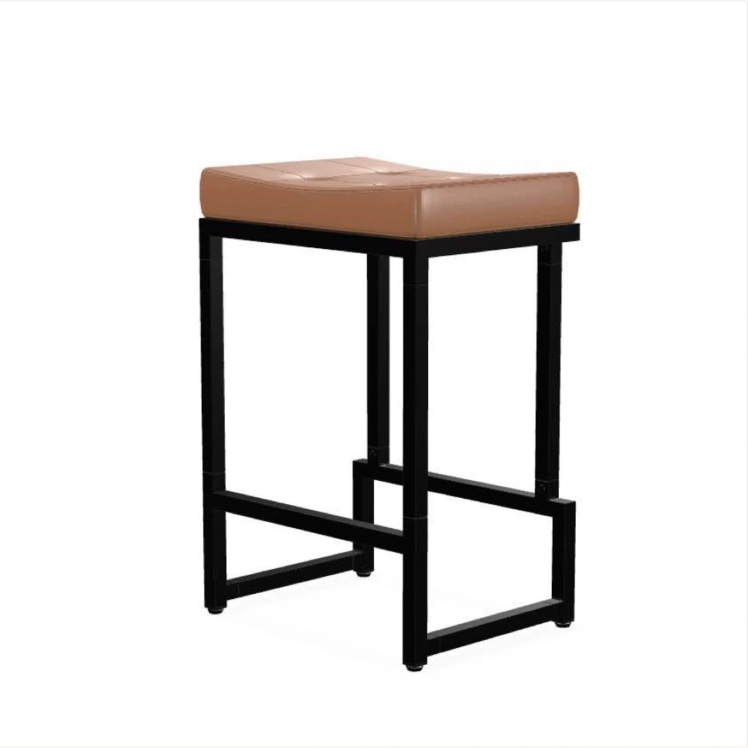 1 Brown 24" Counter Height Bar Stool - image-1