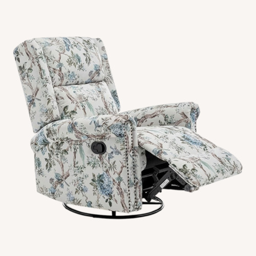 Used Floral & Bird Print Rock/Recliner for sale on AptDeco