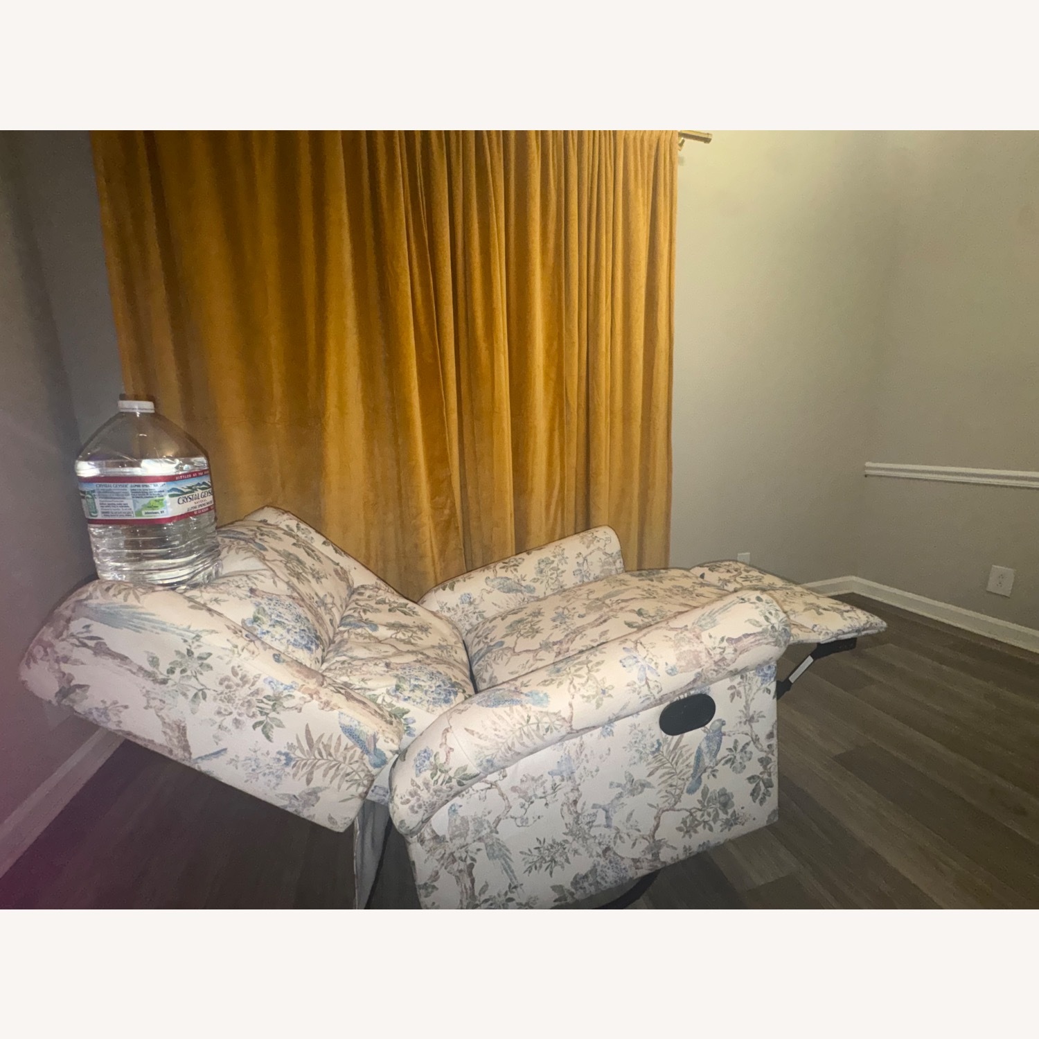 Floral & Bird Print Rock/Recliner - image-6