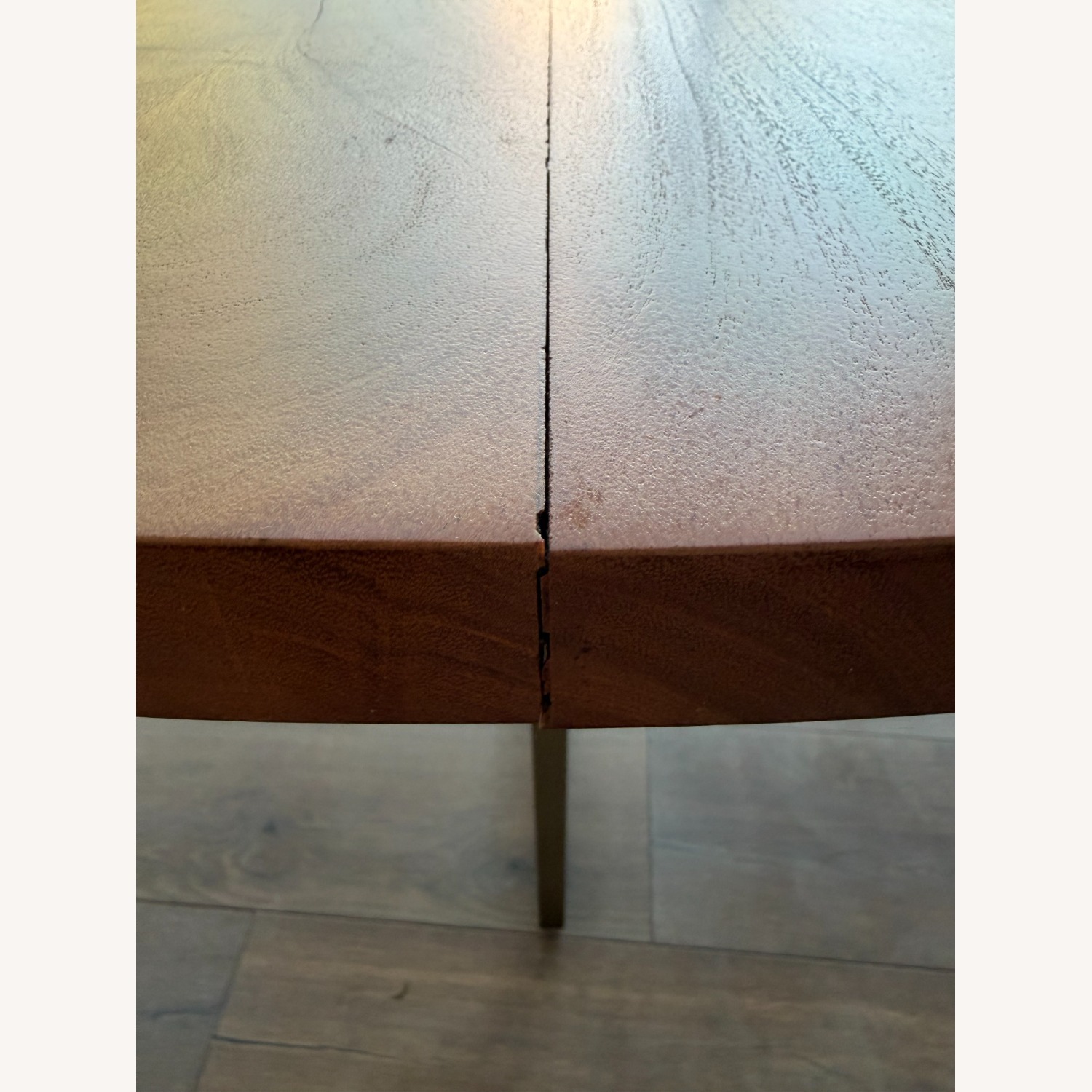Crate & Barrel Hayes 60" Round Acacia Dining Table - image-4