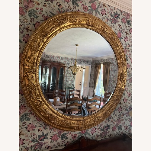 Used Gold Resin Floor Mirror for sale on AptDeco