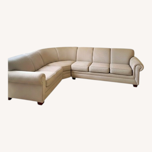 Used Natural Warm Neutral Sectional Sofa for sale on AptDeco