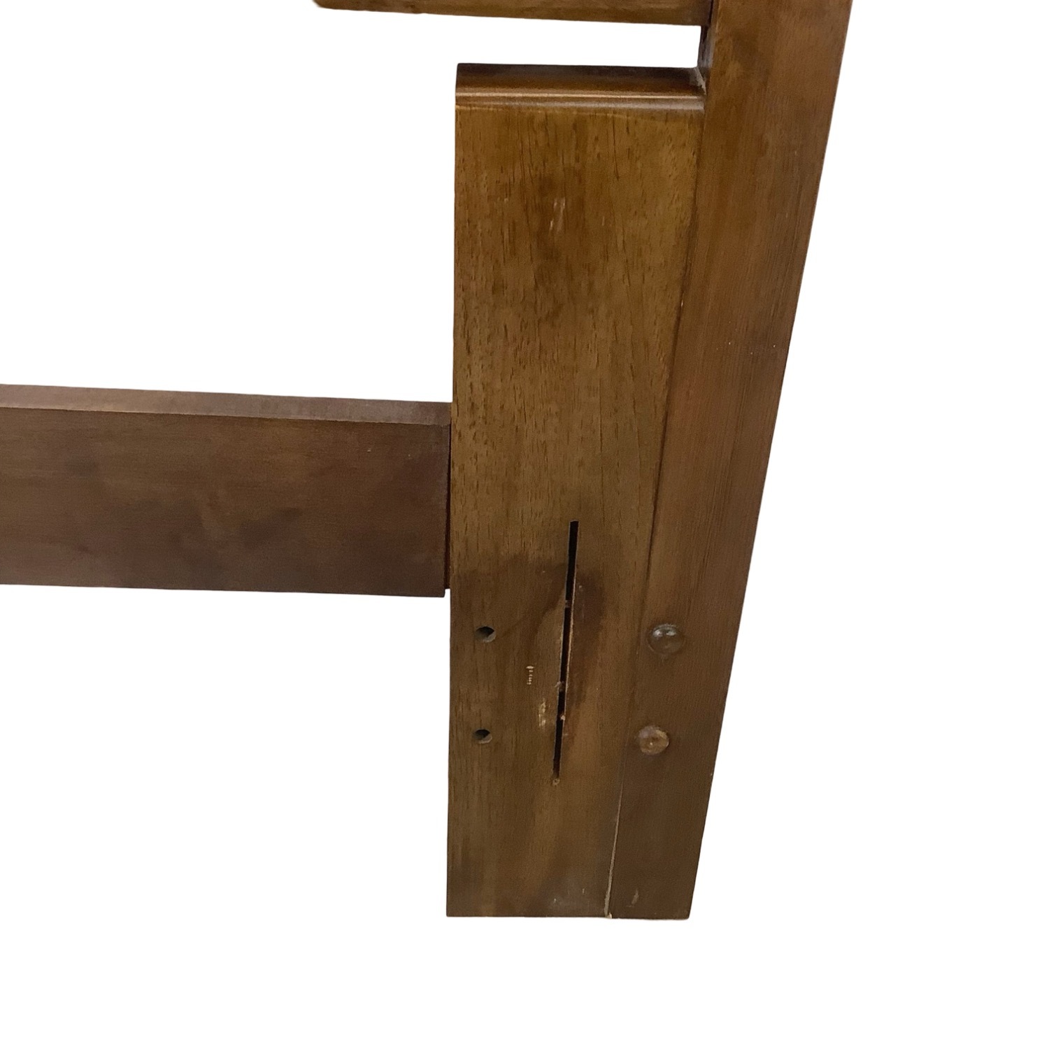 MCM Walnut Geometric Headboard – Full/Queen - image-12