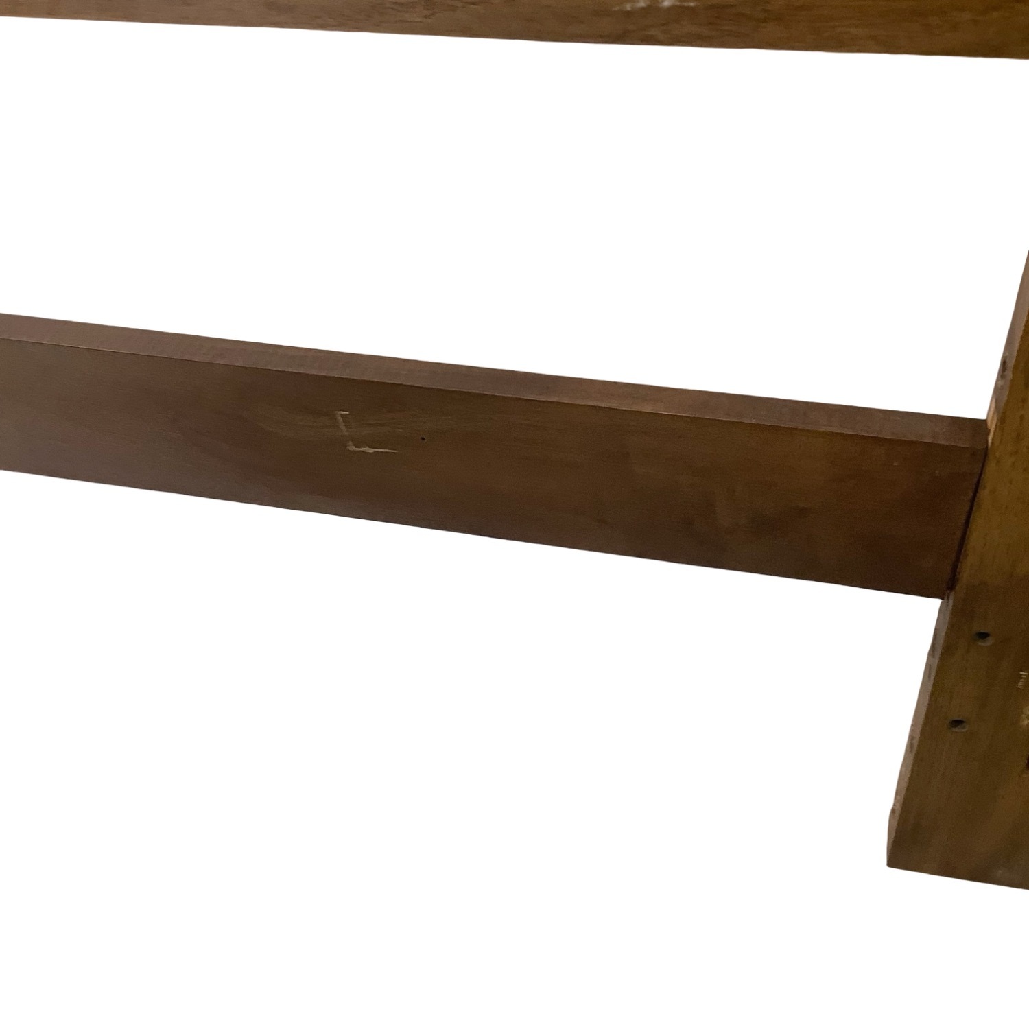 MCM Walnut Geometric Headboard – Full/Queen - image-9