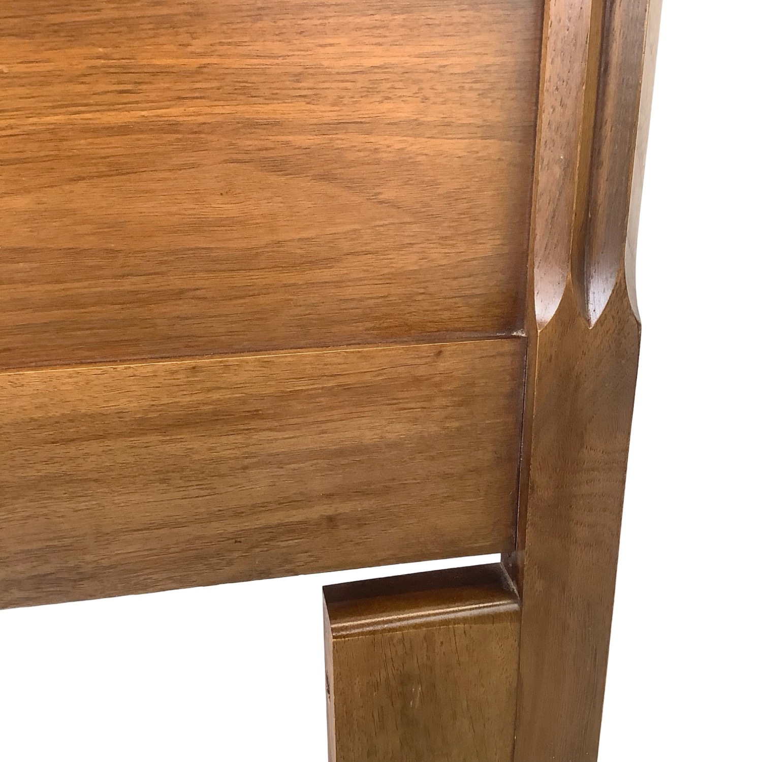 MCM Walnut Geometric Headboard – Full/Queen - image-11