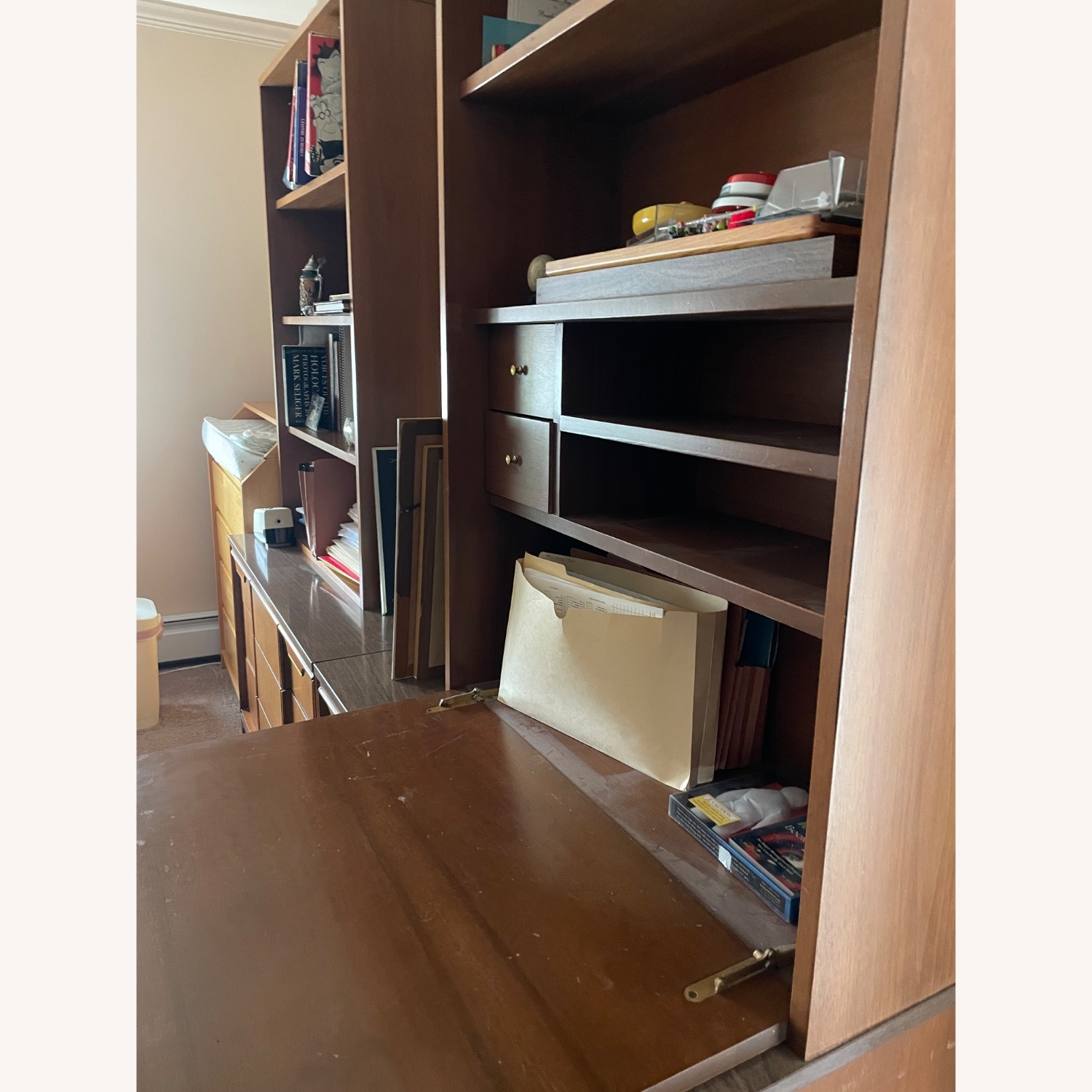 Mid-Century Modern Dressers with Matching Hutches - image-3