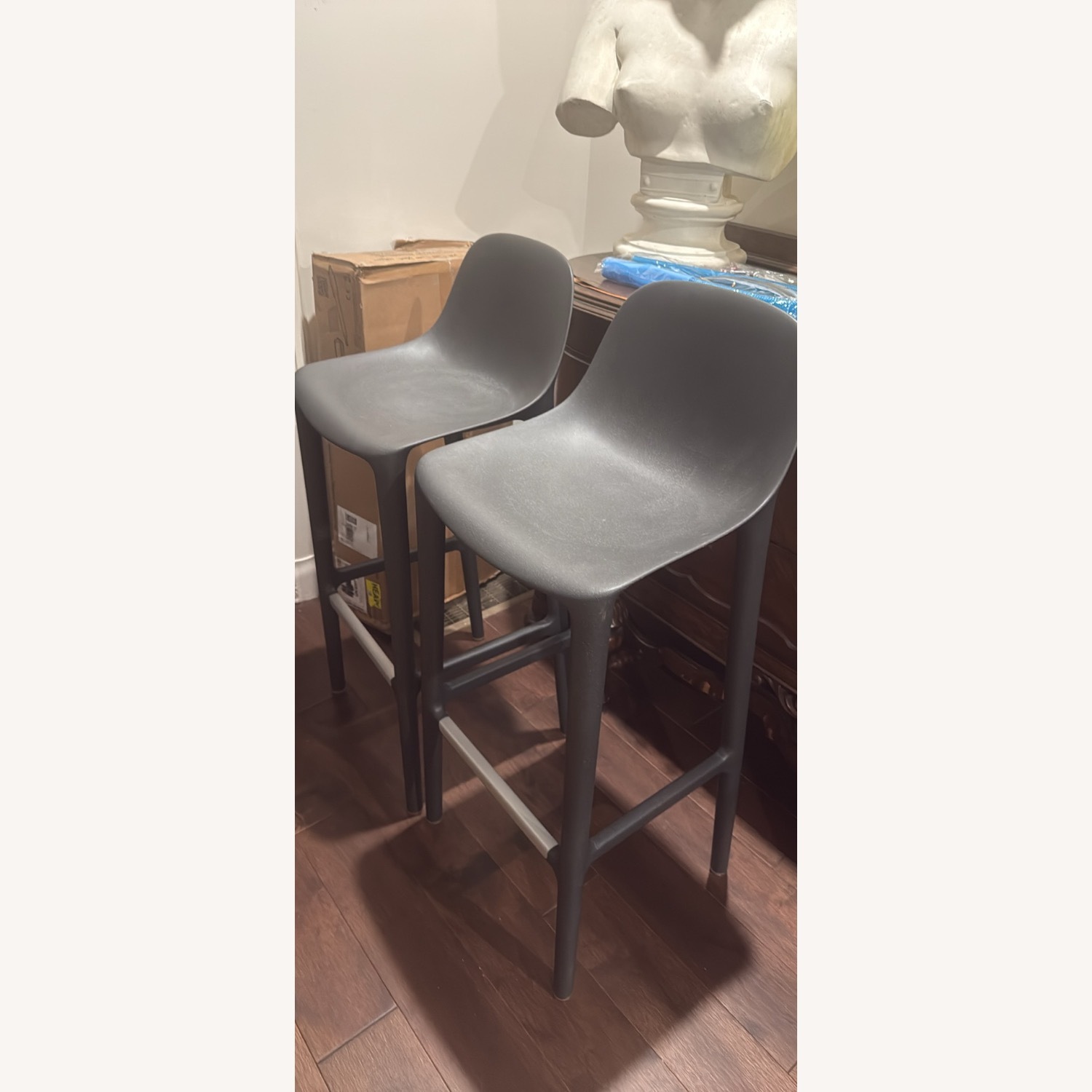 Emeco Starck Broom Bar Height Stools - image-1