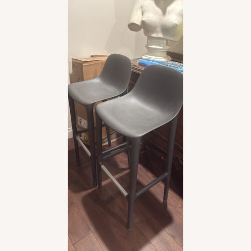 Used Emeco Starck Broom Bar Height Stools for sale on AptDeco