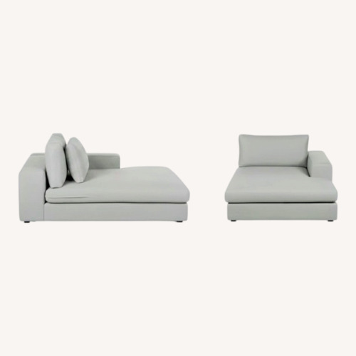 Used Article Beta Right and Left Gray Chaise Modules for sale on AptDeco