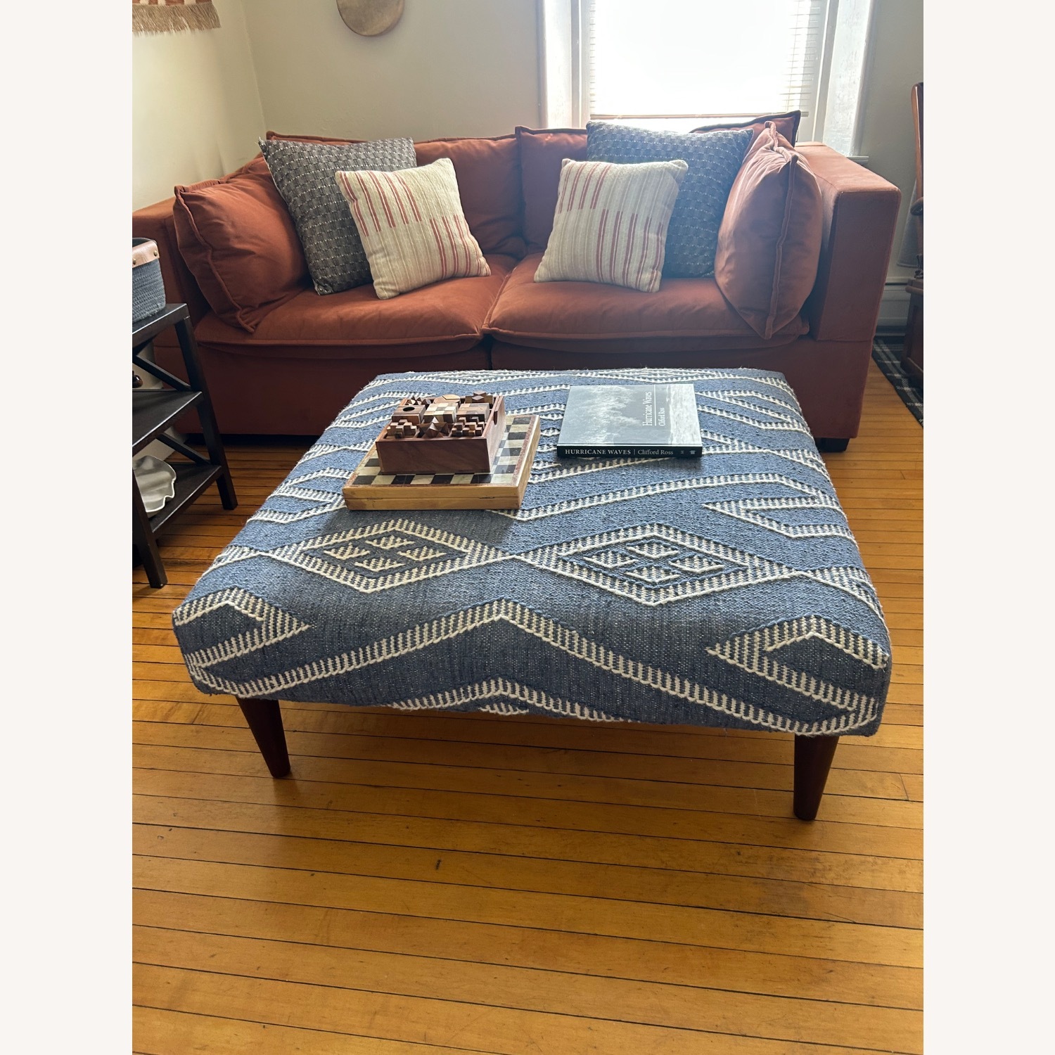 Large Natural Fibers Ottoman - image-5