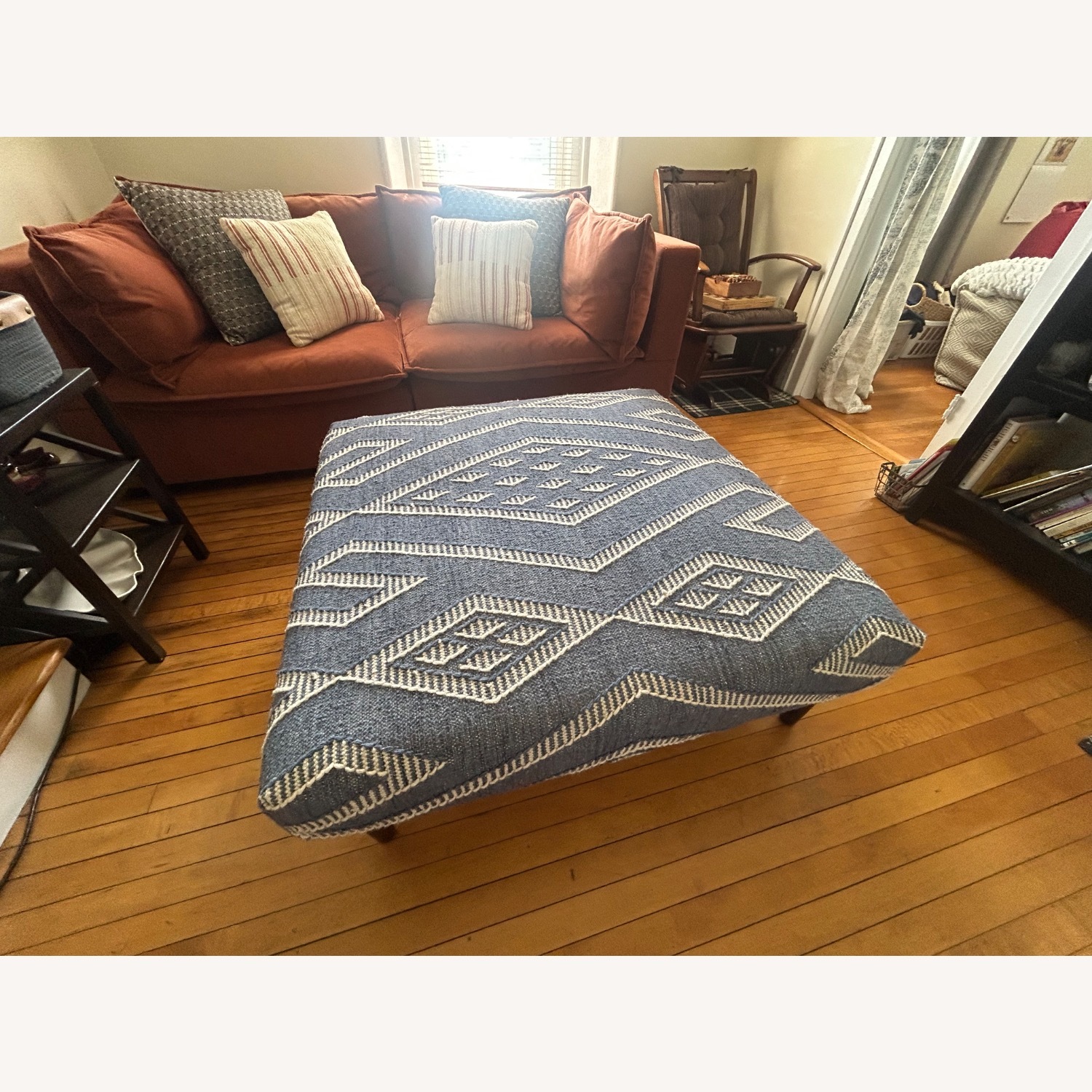 Large Natural Fibers Ottoman - image-2
