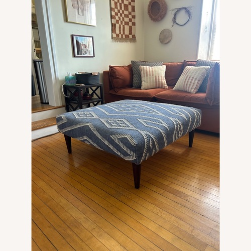 Used Large Natural Fibers Ottoman for sale on AptDeco