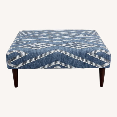 Used Large Natural Fibers Ottoman for sale on AptDeco
