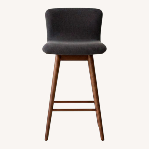 Used Article 2 Fabric and Wood Counter Swivel Stools for sale on AptDeco