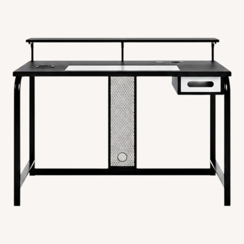 Used Ashley Furniture Black Metal Desk for sale on AptDeco