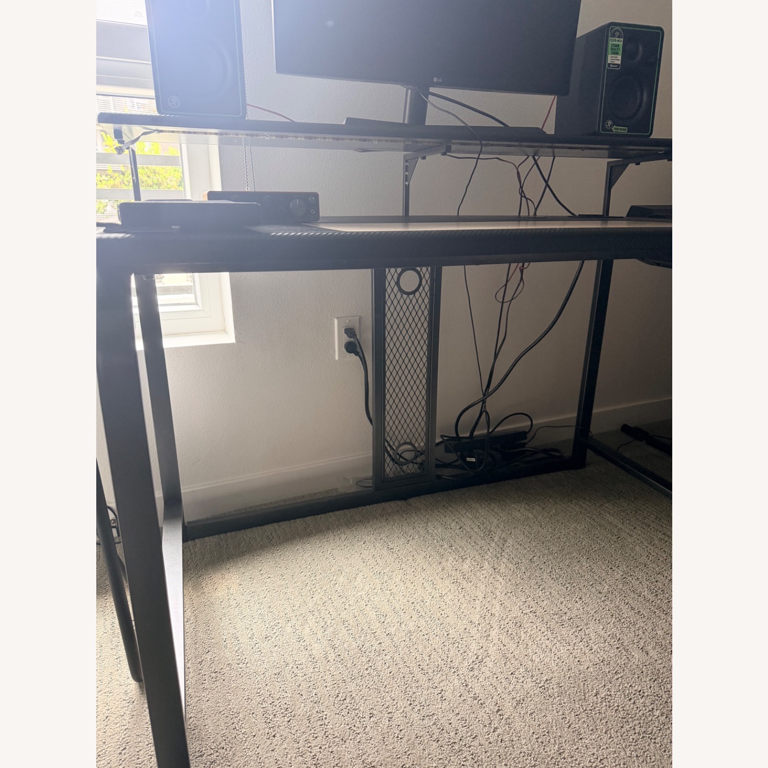 Ashley Furniture Black Metal Desk - image-4