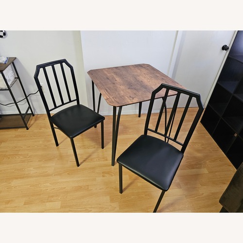 Used Amazon Light Brown Dining Set for sale on AptDeco
