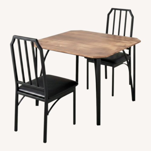 Used Amazon Light Brown Dining Set for sale on AptDeco