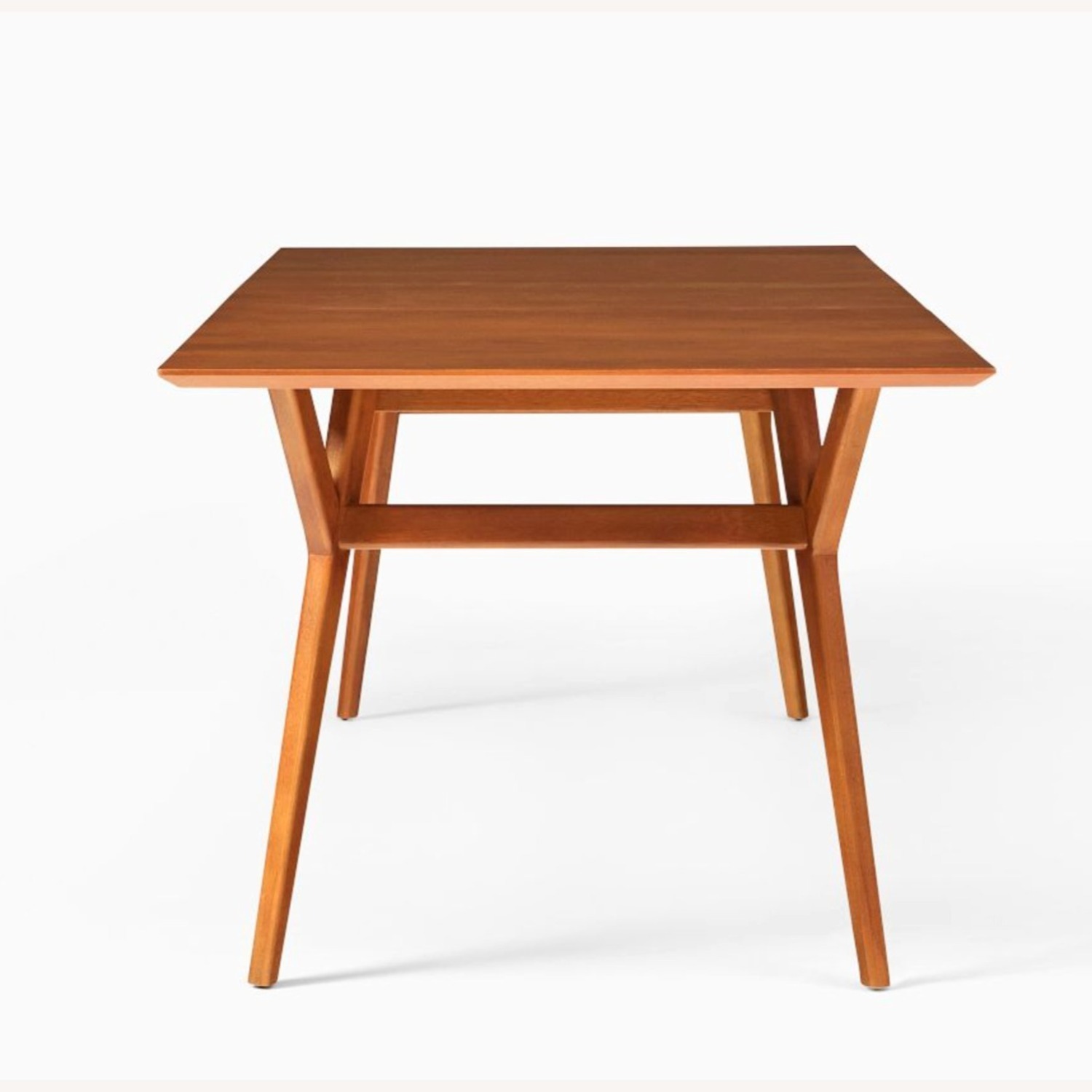 West Elm Light Brown Wood Dining Table - image-4