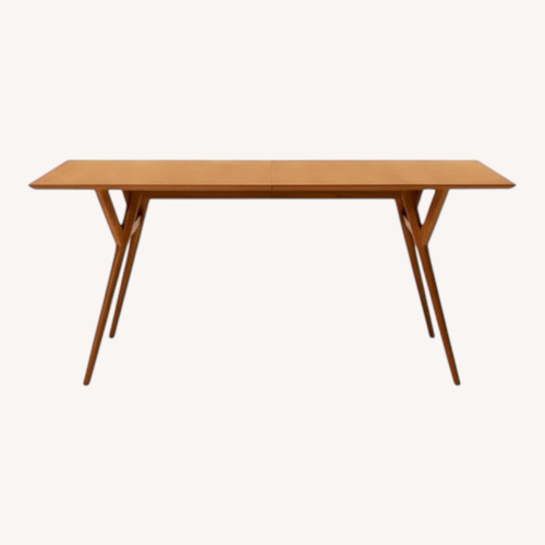 Used West Elm Light Brown Wood Dining Table for sale on AptDeco