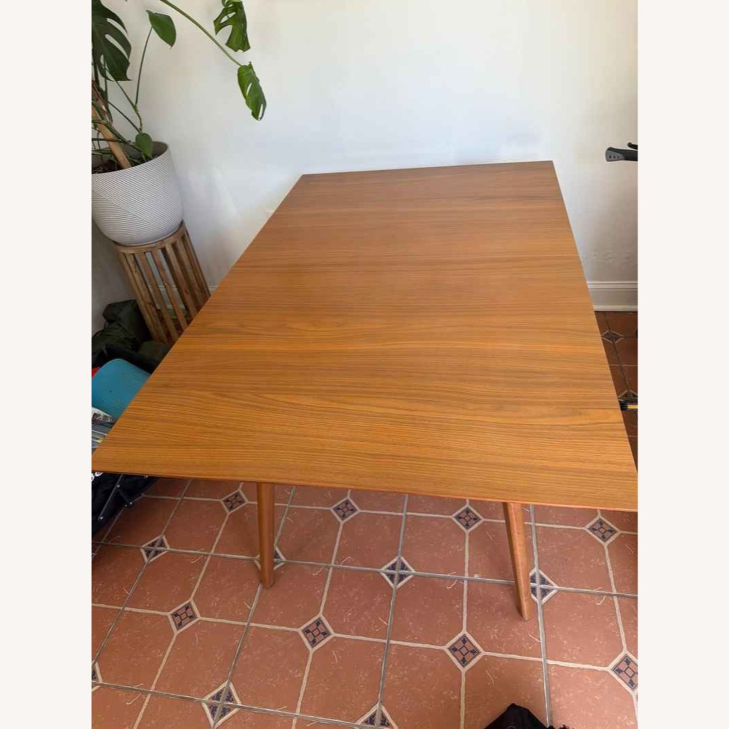 West Elm Light Brown Wood Dining Table - image-2