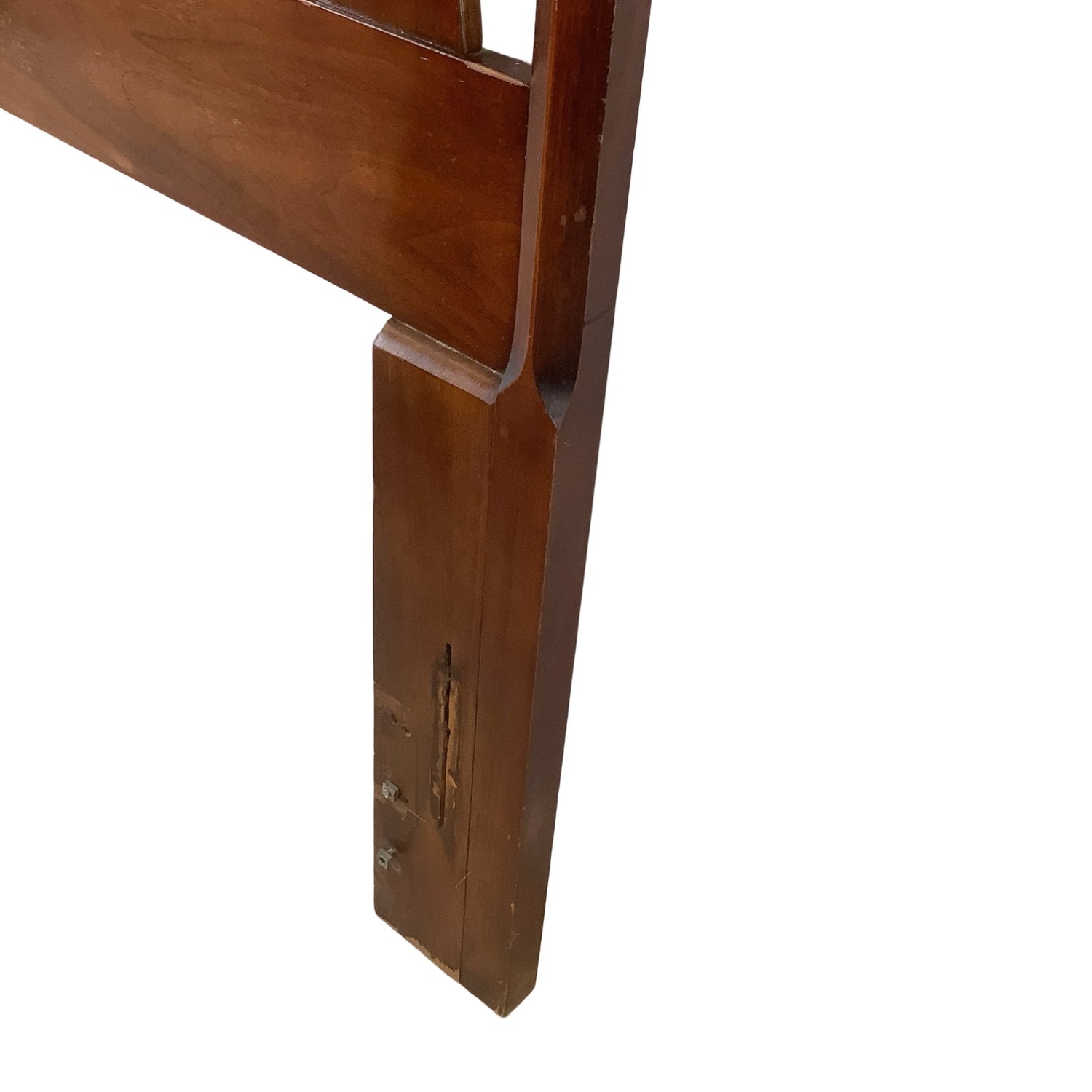 Sculptural MCM Walnut bowtie Headboard Full/Queen - image-12