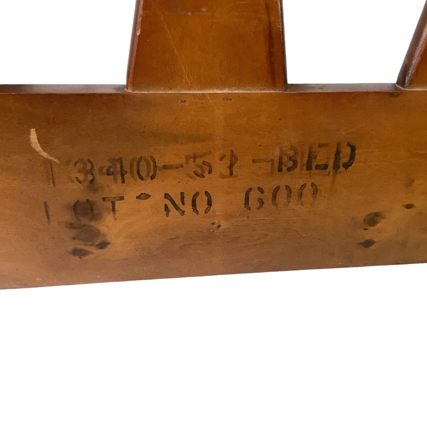 Sculptural MCM Walnut bowtie Headboard Full/Queen - image-15