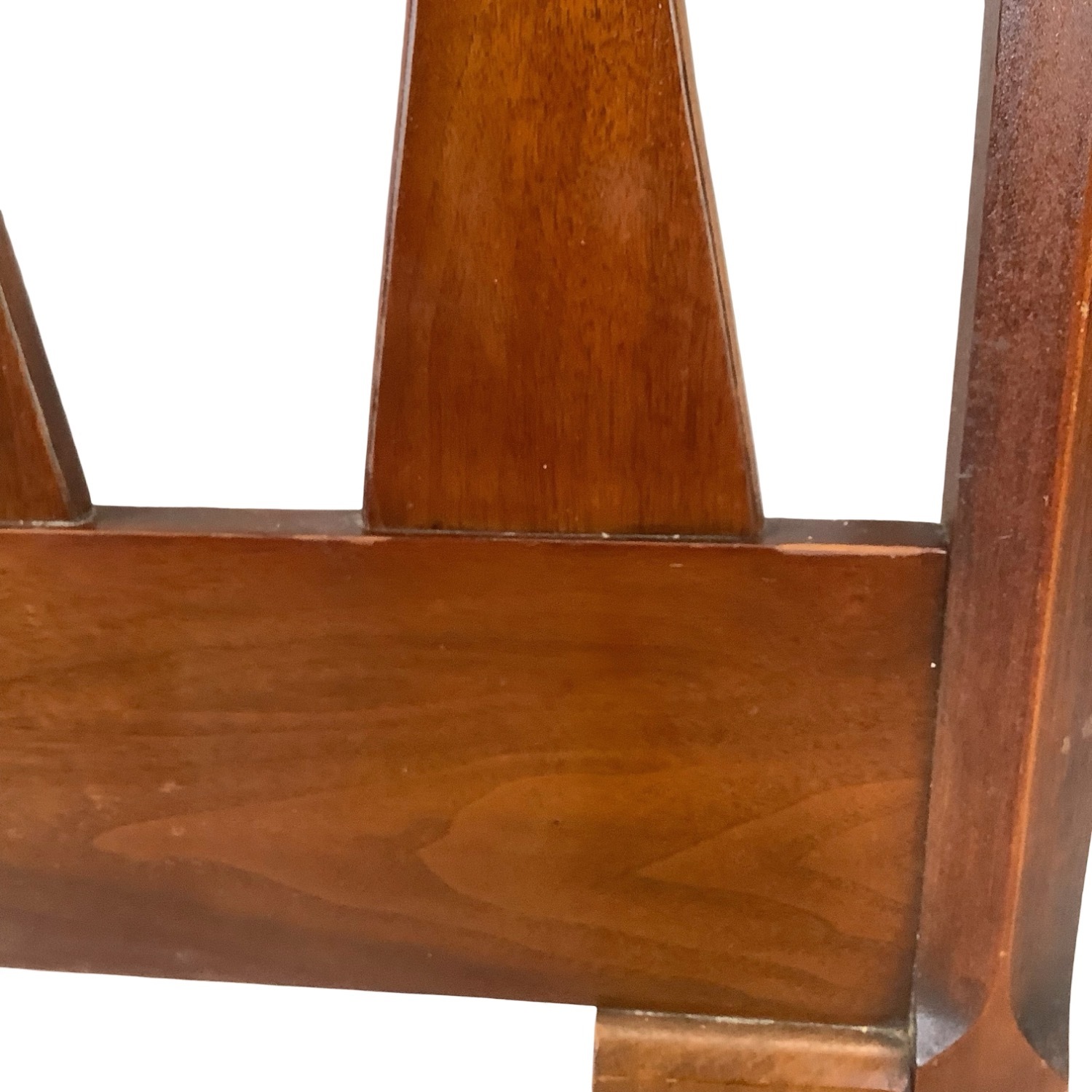 Sculptural MCM Walnut bowtie Headboard Full/Queen - image-14