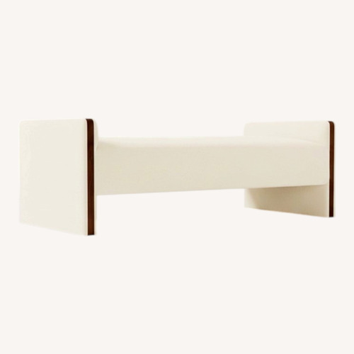 Used West Elm Ivory Boucle Shelter Daybed for sale on AptDeco