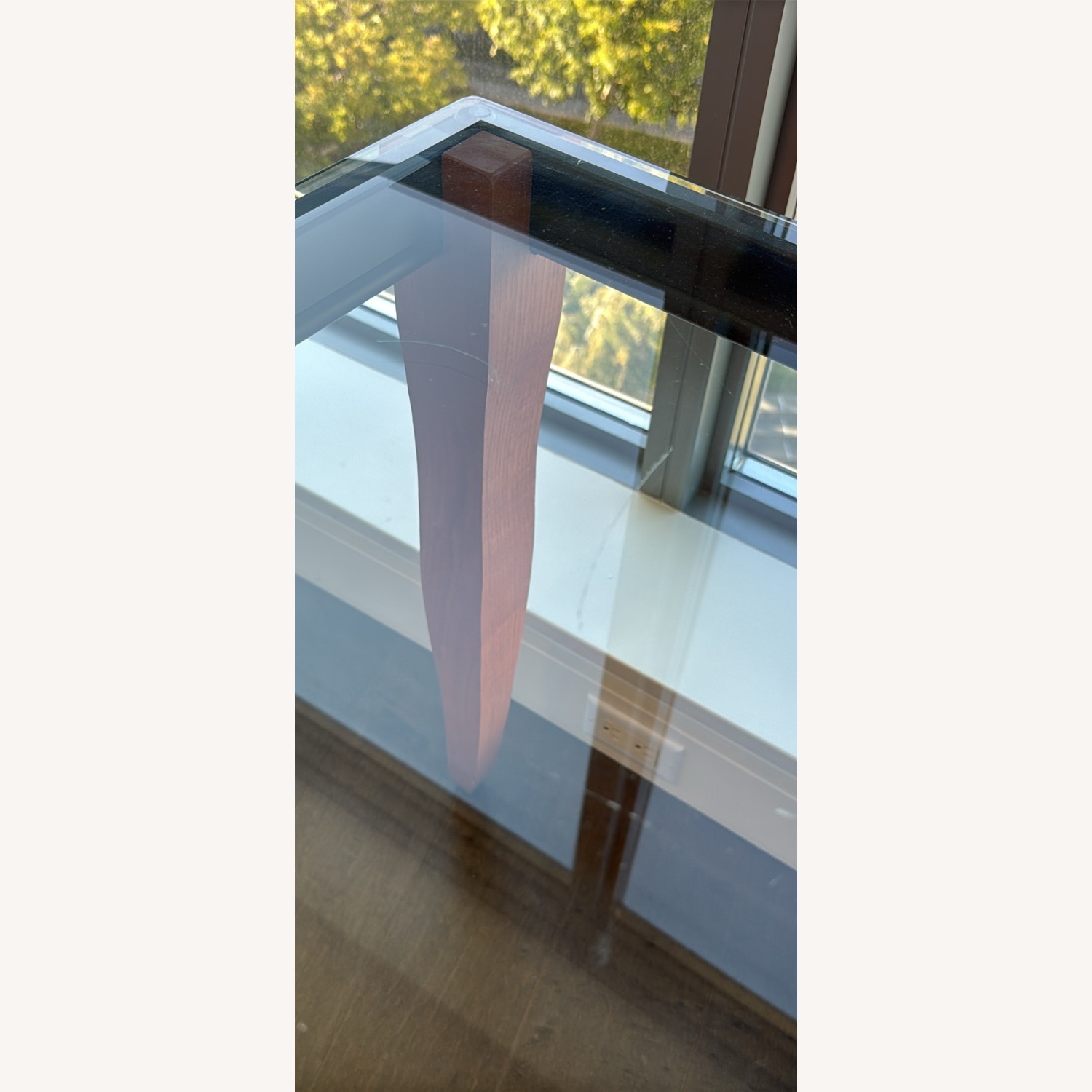 Transparent Glass Side Table - image-2