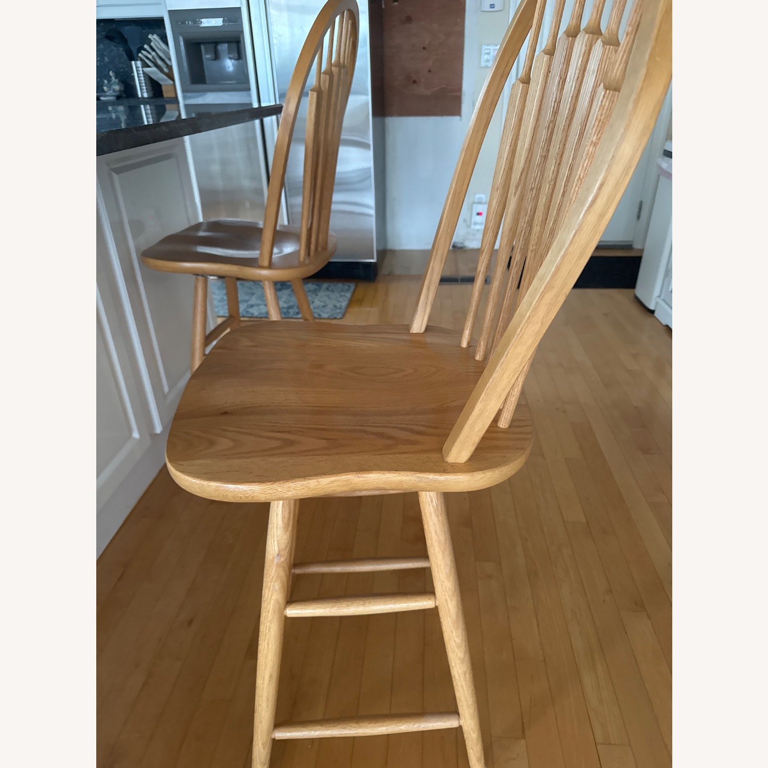 2 Swivel Stools with Backs  - image-3