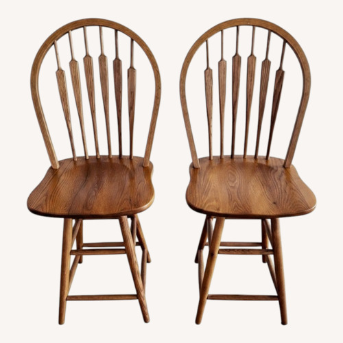 Used 2 Swivel Stools with Backs  for sale on AptDeco