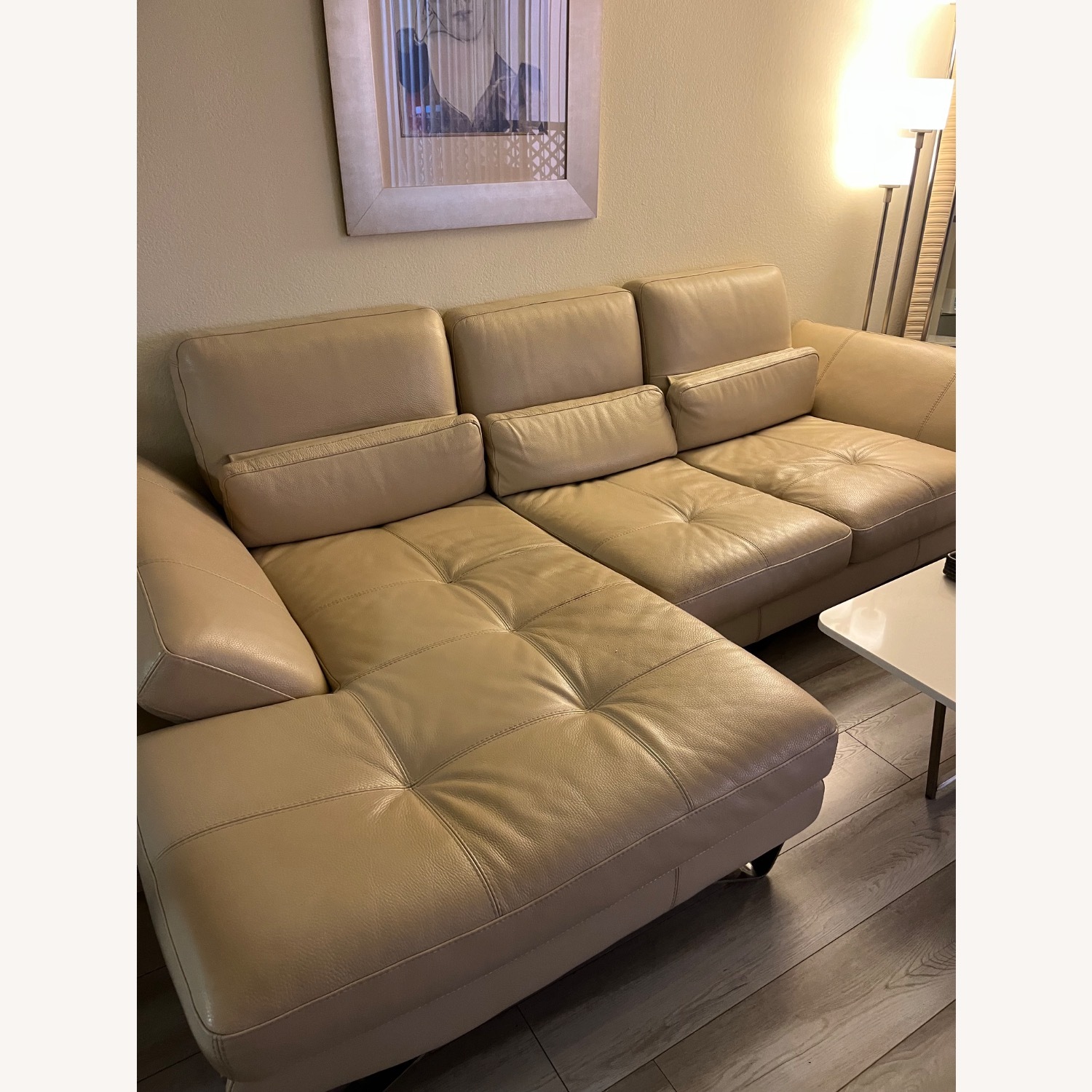 Italian Leather Couch - image-2