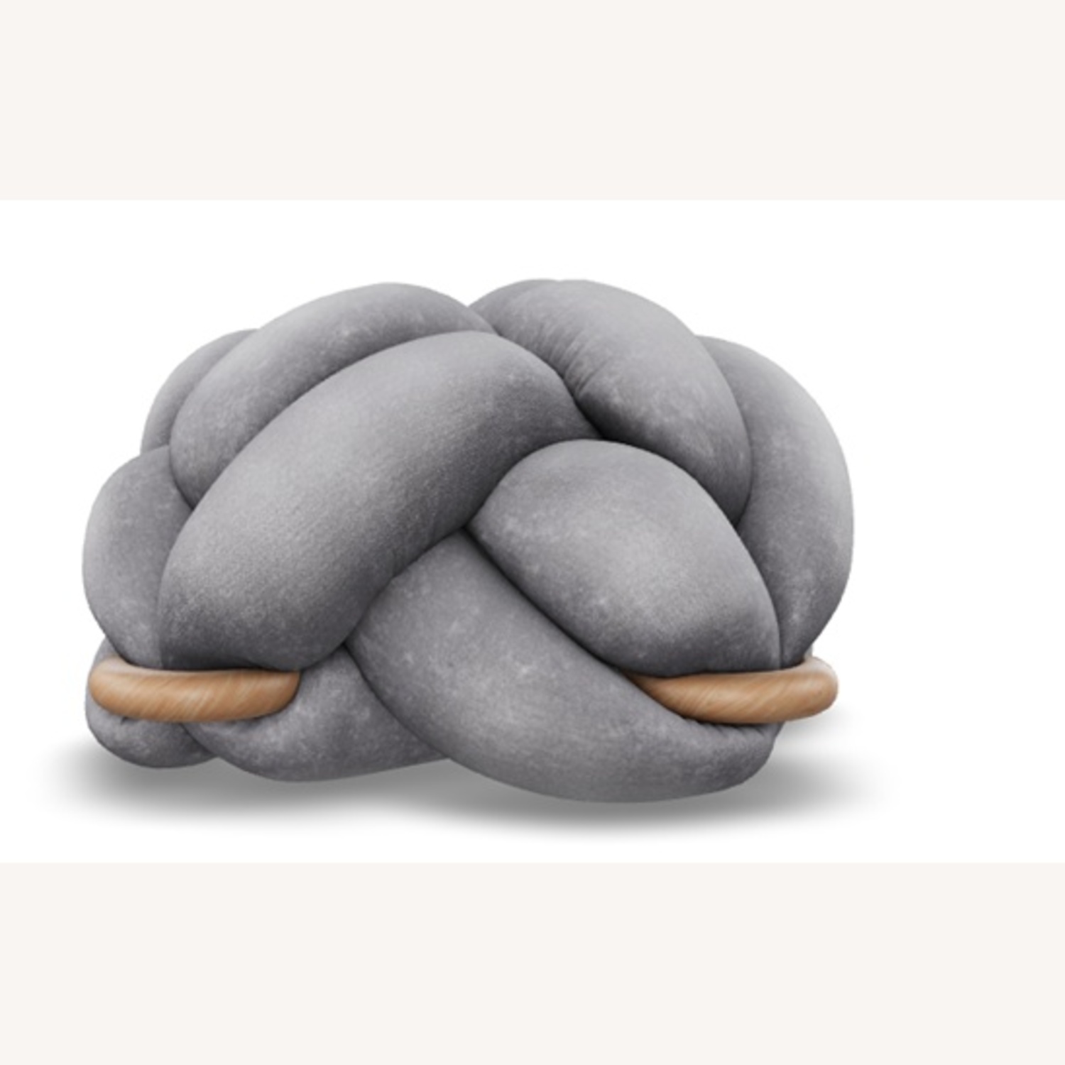 Knots Studio Navy Ottoman - image-5
