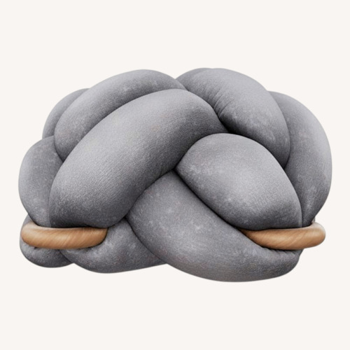 Used Knots Studio Navy Ottoman   for sale on AptDeco