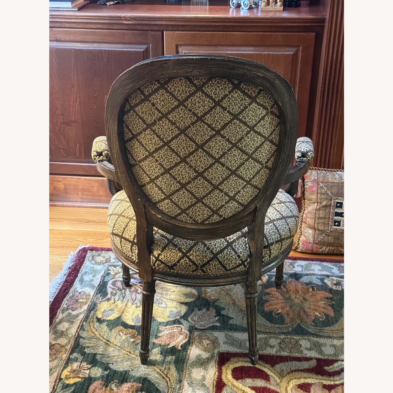 Vintage Animal Print Chair - image-2