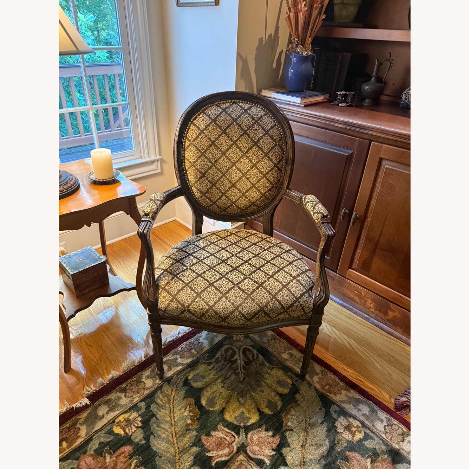 Vintage Animal Print Chair - image-1