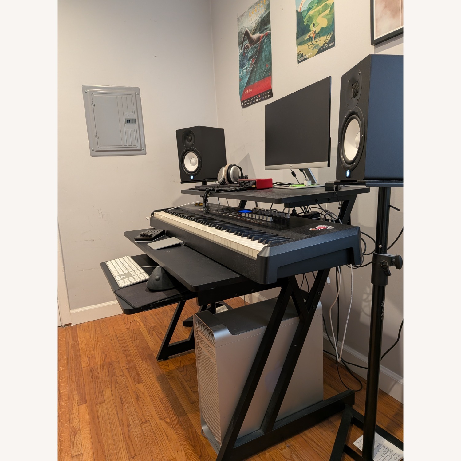 Black Wood Desk - image-3