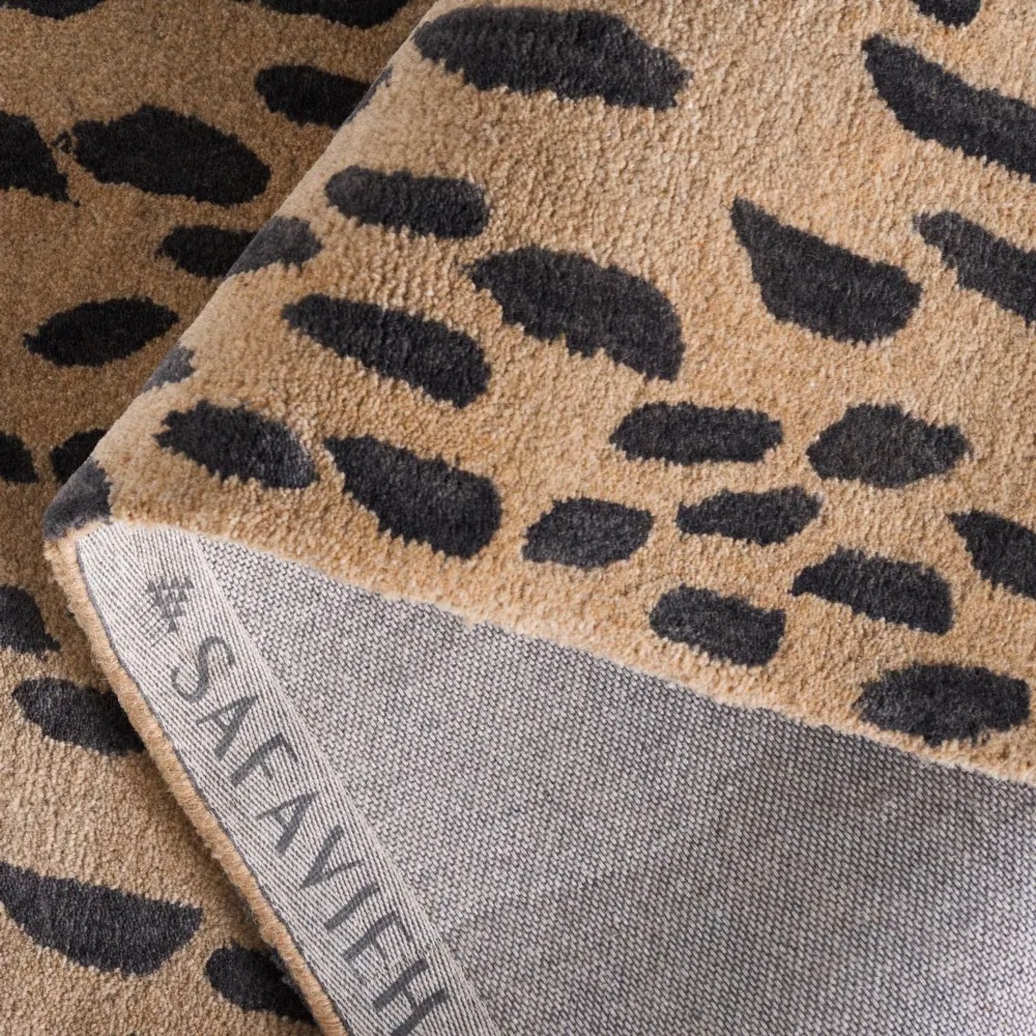 Safavieh Wool Leopard Runner Rug 12' x 2.6' - image-5
