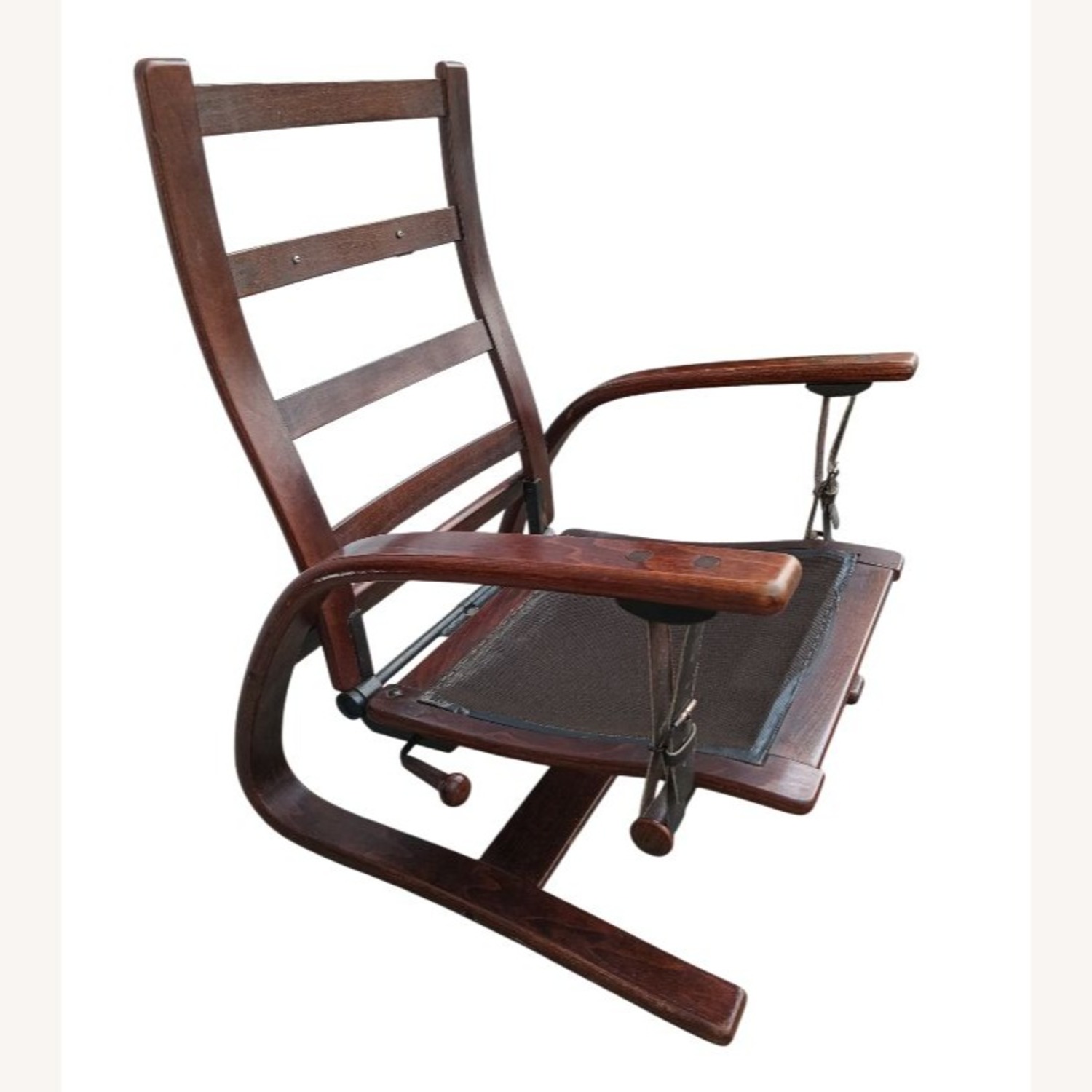 Vintage/Antique Finds Dark Brown Leather Recliner - image-4