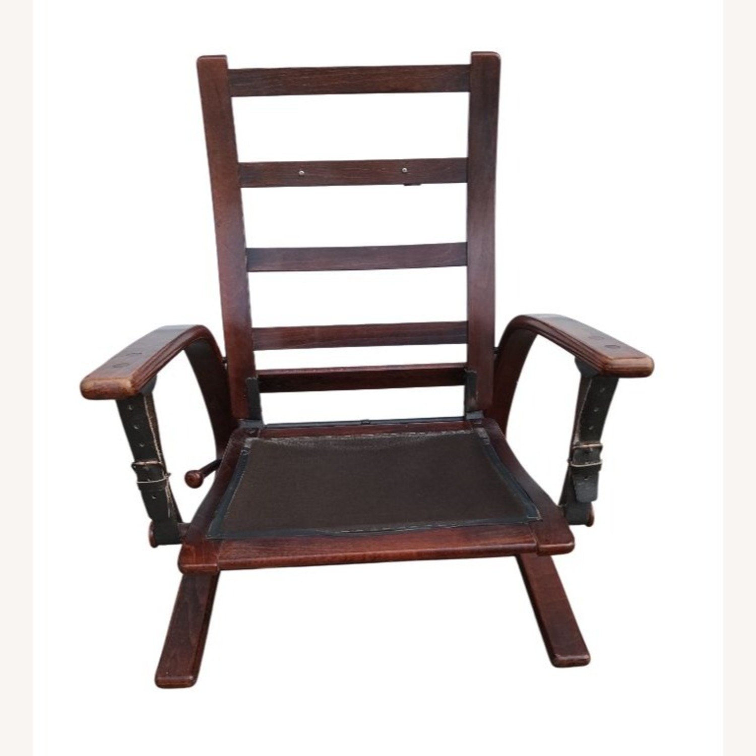 Vintage/Antique Finds Dark Brown Leather Recliner - image-2
