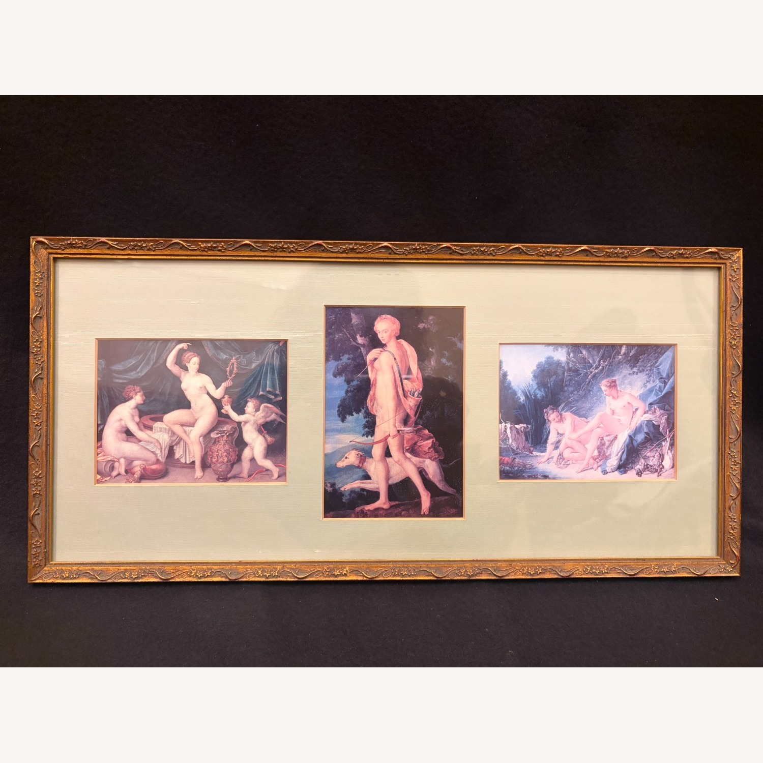 Complete Gold‑Framed “Bathers” Art Collection - image-3